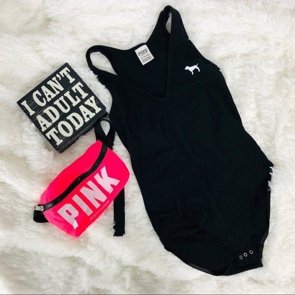 Pink tank top body suit size xSmall